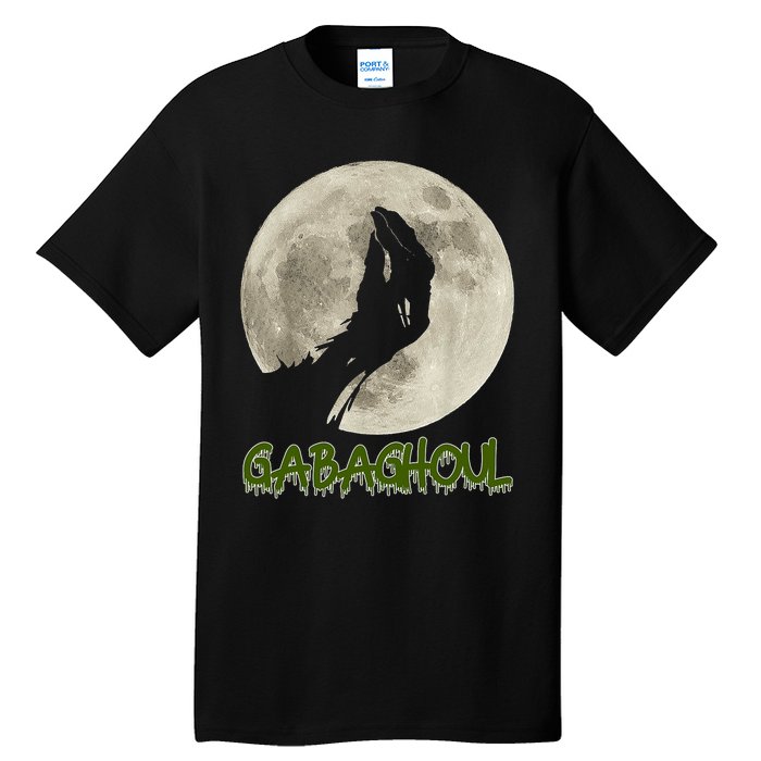 Vintage Gabaghoul Funny Hand Moon Halloween Tall T-Shirt