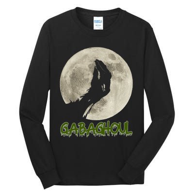 Vintage Gabaghoul Funny Hand Moon Halloween Tall Long Sleeve T-Shirt