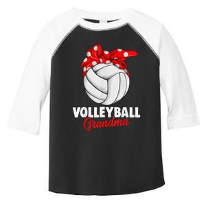 Volleyball Grandma For  Family Matching Players Team Toddler Fine Jersey T-Shirt