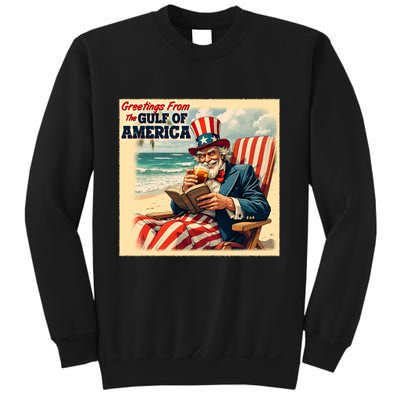 Vintage Greetings From The Gulf Of America Uncle Sam Sweatshirt