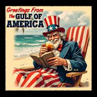 Vintage Greetings From The Gulf Of America Uncle Sam Womens Tank Top
