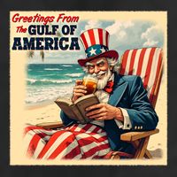 Vintage Greetings From The Gulf Of America Uncle Sam Trucker Hat