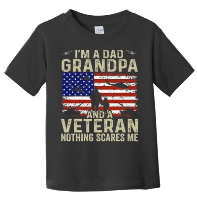 Veteran Grandpa For Grandpa Veteran Fathers Day Toddler T-Shirt