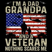 Veteran Grandpa For Grandpa Veteran Fathers Day Zip Tote Bag