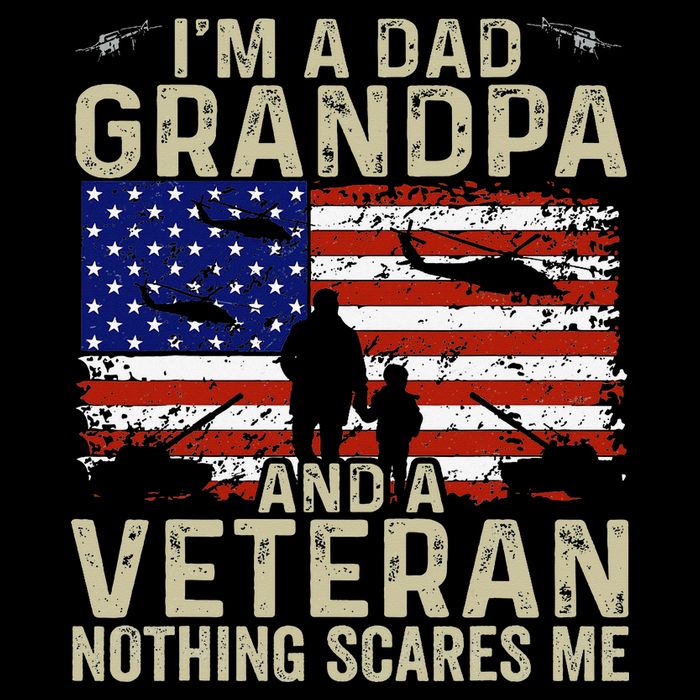 Veteran Grandpa For Grandpa Veteran Fathers Day Zip Tote Bag