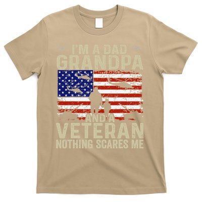 Veteran Grandpa For Grandpa Veteran Fathers Day T-Shirt