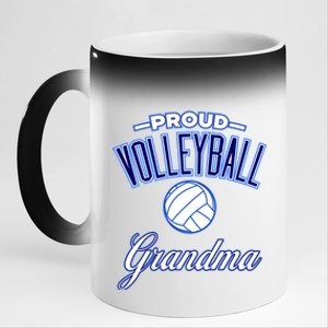 Volleyball Grandma For Wo 11oz Black Color Changing Mug