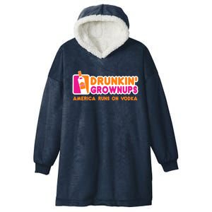 Vodka Gifts Funny Vodkas Drunkin Grownups Hooded Wearable Blanket