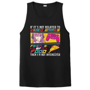 Video Games Friends Food Pizza Gamer Anime Gift PosiCharge Competitor Tank