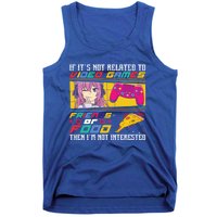 Video Games Friends Food Pizza Gamer Anime Gift Tank Top