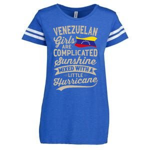 Venezuelan Girl Funny Venezuela Women Enza Ladies Jersey Football T-Shirt