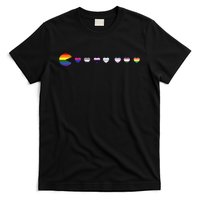 Video Game Funny Gaming LGBT Q Ally Pride Flag Gamer T-Shirt