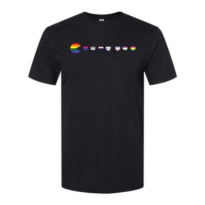 Video Game Funny Gaming LGBT Q Ally Pride Flag Gamer Softstyle CVC T-Shirt