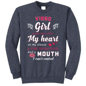 Virgo Girl Funny Quote With Zodiac Sign Birthday Gift Sweatshirt