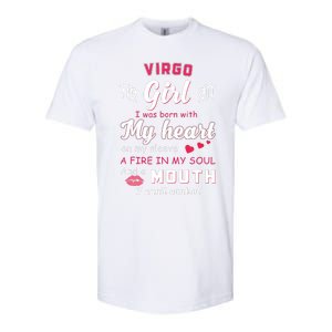 Virgo Girl Funny Quote With Zodiac Sign Birthday Gift Softstyle CVC T-Shirt