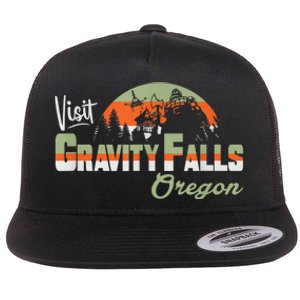 Visit Gravity Falls Home Of The Mystery Shack Flat Bill Trucker Hat