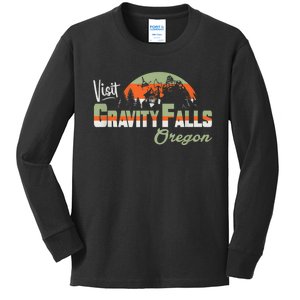 Visit Gravity Falls Home Of The Mystery Shack Kids Long Sleeve Shirt