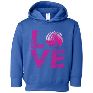 Volleyball Gift For Teen Love Volleyball Gift Toddler Hoodie