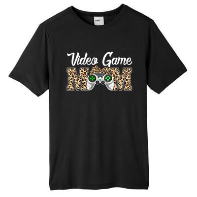 Video Game Funny Mom Game Leopard Mothers Day Great Gift Tall Fusion ChromaSoft Performance T-Shirt