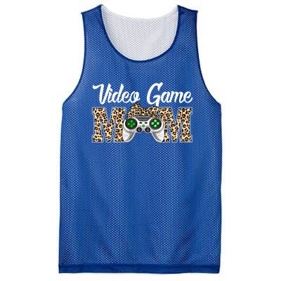 Video Game Funny Mom Game Leopard Mothers Day Great Gift Mesh Reversible Basketball Jersey Tank