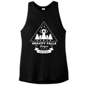 Visit Gravity Falls Oregon! Ladies PosiCharge Tri-Blend Wicking Tank