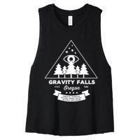 Visit Gravity Falls Oregon! Women's Racerback Cropped Tank