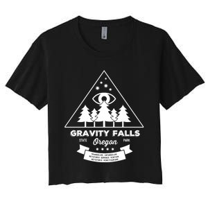 Visit Gravity Falls Oregon! Women's Crop Top Tee