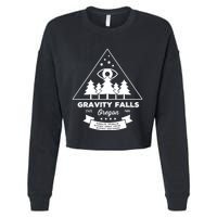 Visit Gravity Falls Oregon! Cropped Pullover Crew