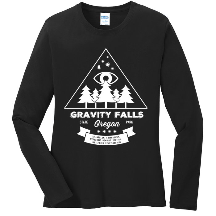 Visit Gravity Falls Oregon! Ladies Long Sleeve Shirt