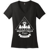 Visit Gravity Falls Oregon! Women's V-Neck T-Shirt