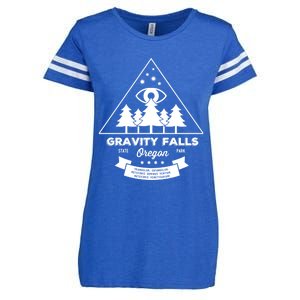 Visit Gravity Falls Oregon! Enza Ladies Jersey Football T-Shirt