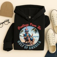 Vintage Greetings From The Gulf Of America Uncle Sam Hoodie