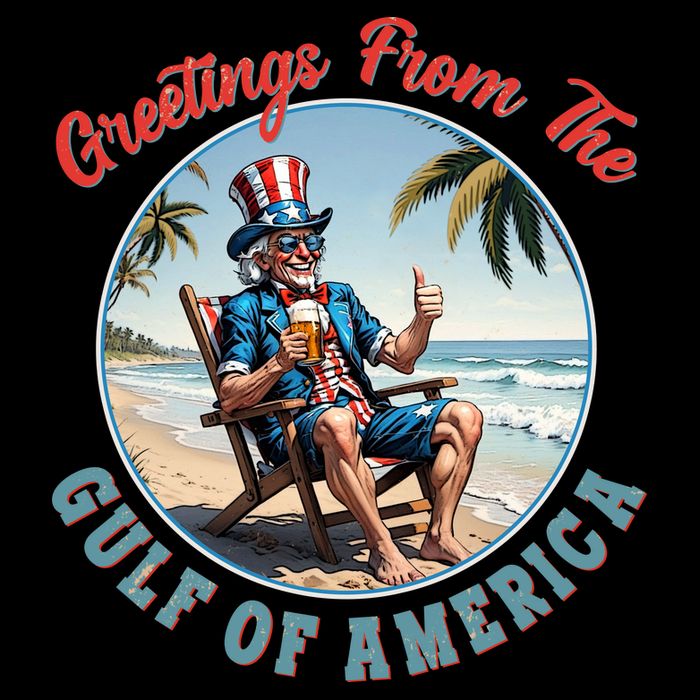 Vintage Greetings From The Gulf Of America Uncle Sam Hoodie