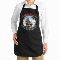 Vintage Greetings From The Gulf Of America Uncle Sam Apron