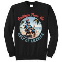 Vintage Greetings From The Gulf Of America Uncle Sam Sweatshirt
