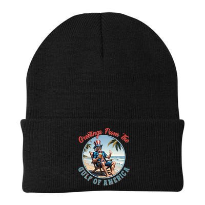 Vintage Greetings From The Gulf Of America Uncle Sam Beanie