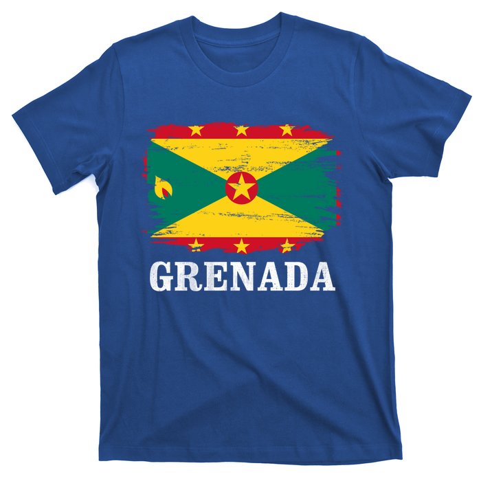 Vintage Grenada Flag For Grenadian Gift T-Shirt