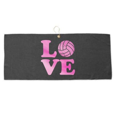 Volleyball Gift For Teen Women Love Volleyball Gift Large Microfiber Waffle Golf Towel