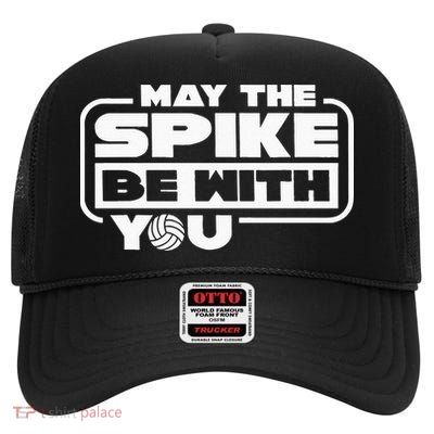 Volleyball Gifts For Beach Volleyball Players High Crown Mesh Back Trucker Hat