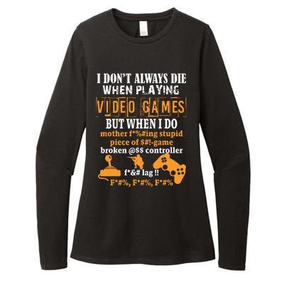 Video Games Funny Gamer For Console Gaming Fans T Womens CVC Long Sleeve Shirt