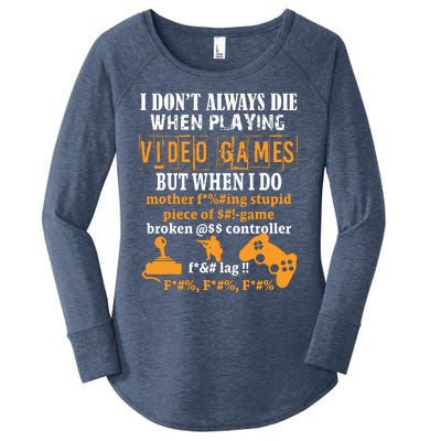 Video Games Funny Gamer For Console Gaming Fans T Women's Perfect Tri Tunic Long Sleeve Shirt