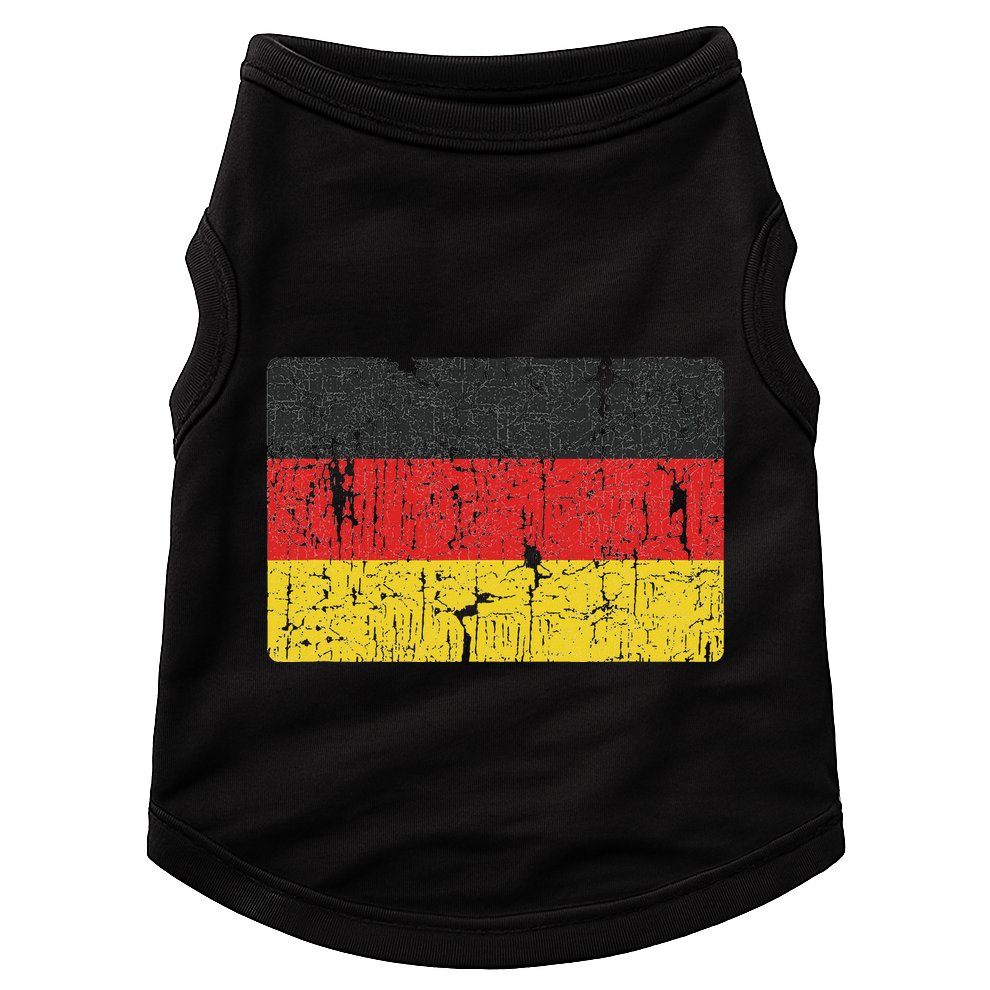 Vintage Germany Flag Gift Retro German Women Souvenir Doggie Tank