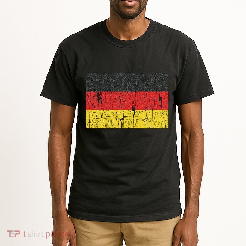 Vintage Germany Flag Gift Retro German Women Souvenir Tall T-Shirt