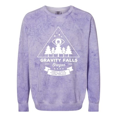 Visit Gravity Falls Colorblast Crewneck Sweatshirt