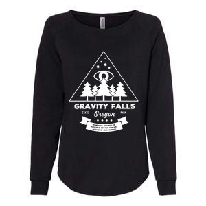 Visit Gravity Falls Womens California Wash Sweatshirt