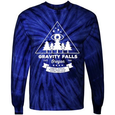 Visit Gravity Falls Tie-Dye Long Sleeve Shirt