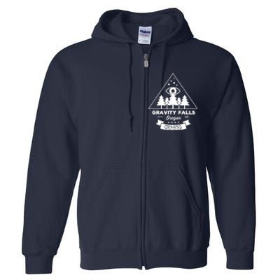 Visit Gravity Falls Full Zip Hoodie