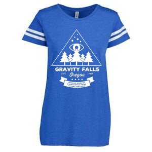 Visit Gravity Falls Enza Ladies Jersey Football T-Shirt