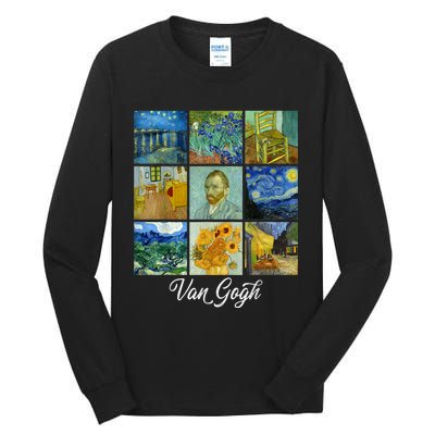 Van Gogh Famous Paintings PostImpressionism Van Gogh Tall Long Sleeve T-Shirt