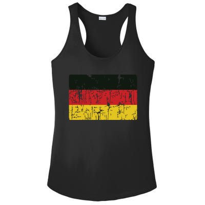 Vintage Germany Flag Gift Retro German Souvenir Ladies PosiCharge Competitor Racerback Tank